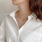 925 Sterling Silver Irregular Pendant Necklace for Women
