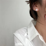 925 Silver Rose Stud Earrings Women Flowers Ear Jewelry