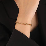 925 Silver Twisted Chain Bracelets Braided Bangle Party Jewelry