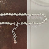 925 Silver Cube Chain Bracelet for Women Party Jewelry Gift