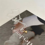 925 Silver Bell Pendant Necklace for Women Party Jewelry