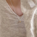 925 Silver Bell Pendant Necklace for Women Party Jewelry