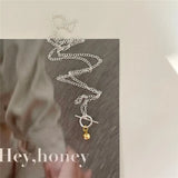 925 Silver Bell Pendant Necklace for Women Party Jewelry