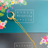 925 Silver Bohemian Crescent Pendant Necklace for Women
