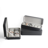 Litchi Grain Leather Watch Case Storage Box - Women's Watch Display Box