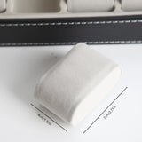 Litchi Grain Leather Watch Case Storage Box - Women's Watch Display Box