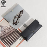 Simplicity PU Leather Glasses Box Folding Eyewear Case