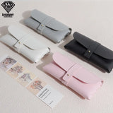 Simplicity PU Leather Glasses Box Folding Eyewear Case