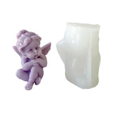 Angel Candle Silicone Mold for Desktop Decoration