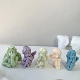 Angel Candle Silicone Mold for Desktop Decoration