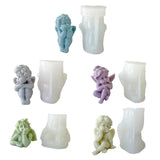 Angel Candle Silicone Mold for Desktop Decoration