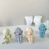 Angel Candle Silicone Mold for Desktop Decoration
