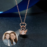 Angel Necklace Projection Pendant Jewelry Memorial