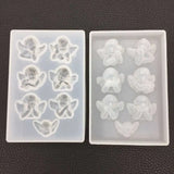 Angel Shape Silicone Mold DIY Clay UV Epoxy Resin Pendant Mould