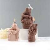 3D Candle Soap Mould DIY Candle Epoxy Mold Candles Aroma Wax Soap Molds