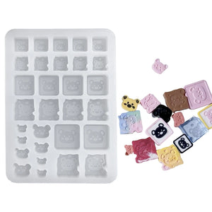 Silicone Quicksand Mold Epoxy Resin Casting Mold Pendant DIY Craft Y08E