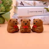 Little Brown Bear Jewelry Box with Gentleman Bear Design