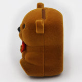 Little Brown Bear Jewelry Box with Gentleman Bear Design