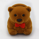 Little Brown Bear Jewelry Box with Gentleman Bear Design