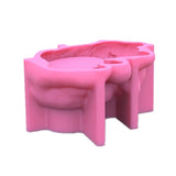 Cat Gypsum Flower Pot Silicone Resin Mold Succulent Vase Cement Candle Holder