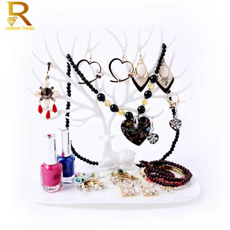 Deer Jewelry Display Stand Tree Storage Rack Organizer Holder
