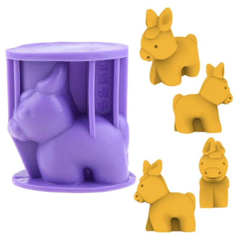 Little Donkey Resin Mold Home Decor Silicone Mould DIY Crafts