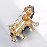 Enamel Elephant Brooch Men Women Collar Pins Scarf Buckle