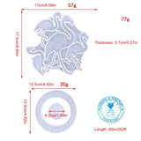 Flamingo Silicone Wall-mounted Wind Chime Mold DIY Keychain Pendant Resin Mold