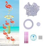 Flamingo Silicone Wall-mounted Wind Chime Mold DIY Keychain Pendant Resin Mold
