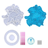 Flamingo Silicone Wall-mounted Wind Chime Mold DIY Keychain Pendant Resin Mold