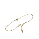 925 Silver Plated 14K Bright Minimal Bracelet