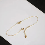 925 Silver Plated 14K Bright Minimal Bracelet