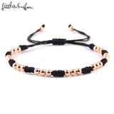 Copper Beads Macrame Bracelet for Men & Women
