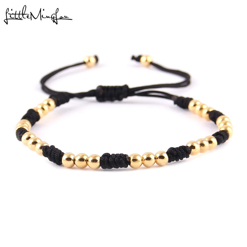 Copper Beads Macrame Bracelet for Men & Women