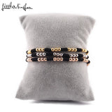 Copper Beads Macrame Bracelet for Men & Women