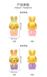Little Rabbit 18K Yellow Nano Aquamarine Bracelets for Women