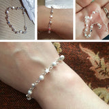 Little Stars silver plated bracelet for women