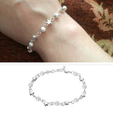 Little Stars silver plated bracelet for women