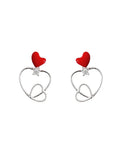 925 Silver Love Earrings for Women