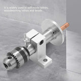 Live Lathe Head With Chuck DIY Accessories for Mini Lathe Machine