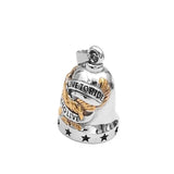 Eagle Motor Biker Bell Pendant Stainless Steel American Biker Mens Women Pendant