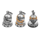Eagle Motor Biker Bell Pendant Stainless Steel American Biker Mens Women Pendant