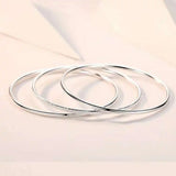 Three Generations Silver Plated Bracelet Women Hand Jewelry