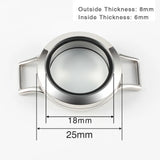 Memory Bracelet Locket Stone Storage 25mm Magnetic Glass Wristband
