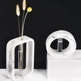 Creative Flower Pot Silicone Mold Kits with Test Tube Vase Mold