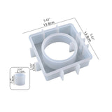 Creative Flower Pot Silicone Mold Kits with Test Tube Vase Mold