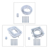Creative Flower Pot Silicone Mold Kits with Test Tube Vase Mold
