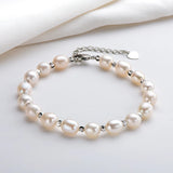 14K Filled Twisted Pearls Bracelet Bangle Women Jewelry