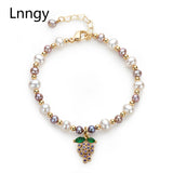 Freshwater Pearl Charm Bracelet - Wedding Jewelry Gift