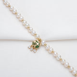14K Filled Chain Bracelet Natural Freshwater Pearls Blessing Bracelet
